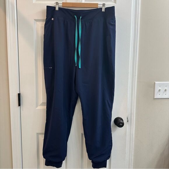 Zamora figs women's FREEx Lined Jogger Scrub Pants navy size XXLT - Picture 2 of 9
